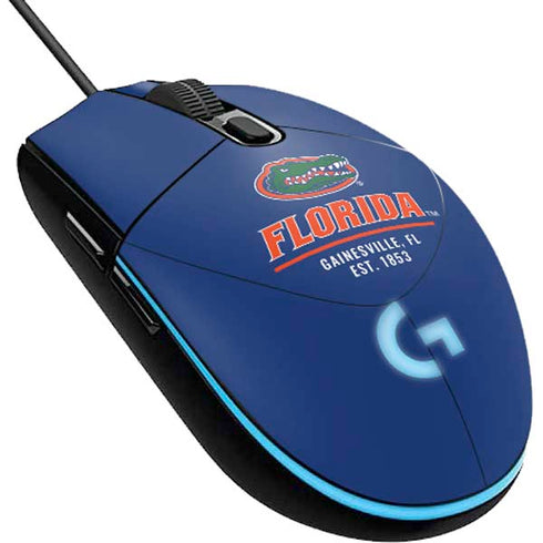 University of Florida Gainesville Est 1853 Blue G203 Prodigy RGB Wired Gaming Mouse Skin